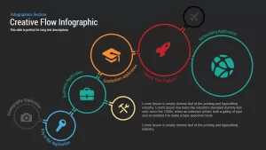 Creative Flow Infographic Powerpoint template