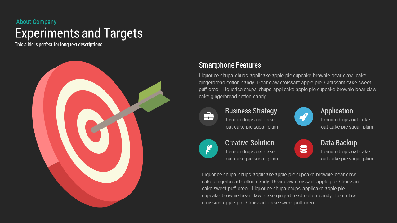 Experiments and Target PowerPoint Template