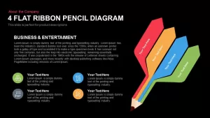 4 Flat Ribbon Pencil Diagram