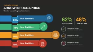 Arrow Infographic Template for Powerpoint and Keynote