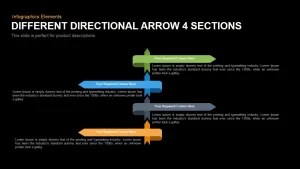 Different Directional Arrow Powerpoint Keynote template