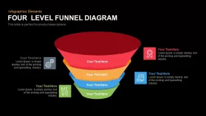 four level funnel diagram