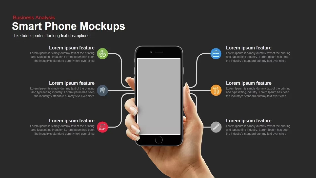 SmartPhone Mockup Powerpoint Keynote template