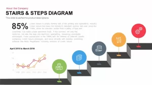 Stairs & Steps Diagram for PowerPoint and Keynote Template