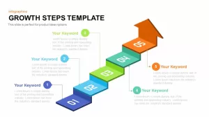 Growth Steps Template for PowerPoint and Keynote Presentation