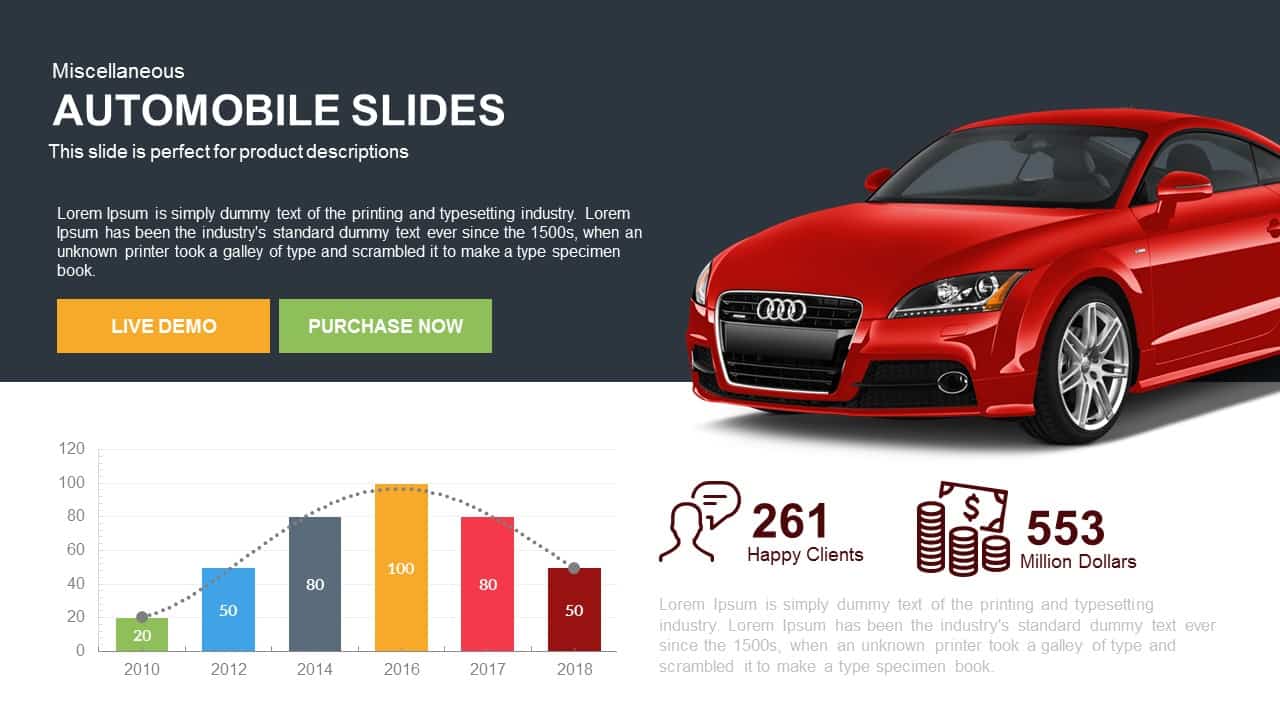 Automobile PowerPoint Template and Keynote Slides