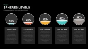 Spheres Levels Powerpoint and Keynote template