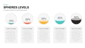 Spheres Levels Powerpoint and Keynote template