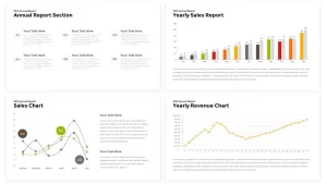 Corporate Annual Report Powerpoint and Keynote template