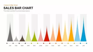 Sales Bar Chart PowerPoint Template and Keynote