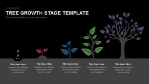 Tree Growth Stage Powerpoint and Keynote template