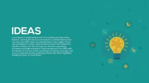 Light bulb idea PowerPoint template and keynote