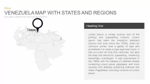 Venezuela Map Powerpoint and Keynote template