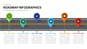 Roadmap infographics PowerPoint template and keynote