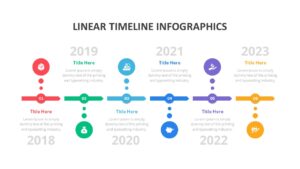 Linear Timeline Template Ppt