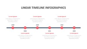 Linear Timeline Template for PowerPoint