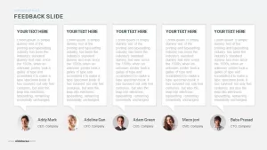Feedback PowerPoint template and keynote