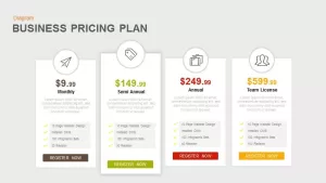 Business Pricing Plan Template for PowerPoint & Keynote