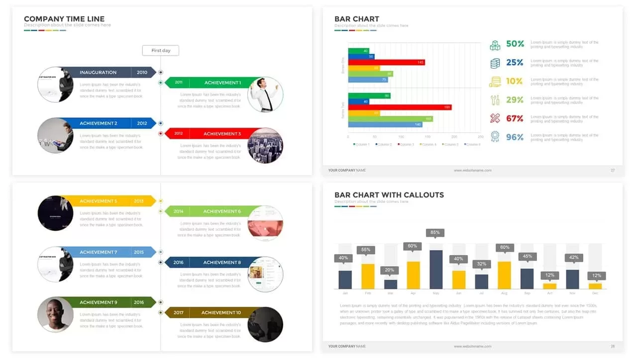 Business Presentation Powerpoint and Keynote template