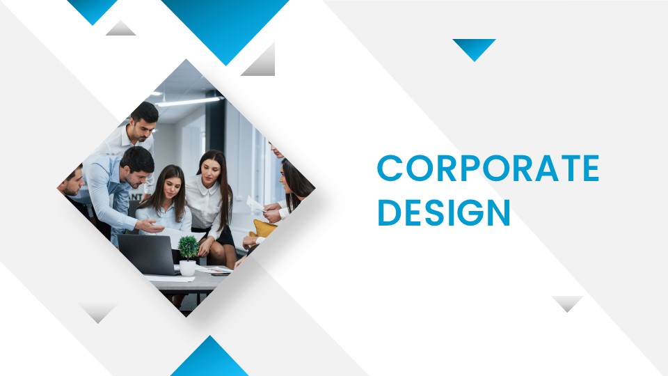 Corporate PowerPoint Keynote Background Template featured image