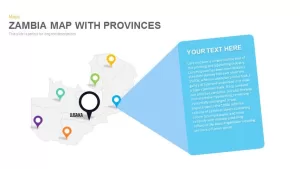 Zambia Map With provinces Powerpoint and Keynote template