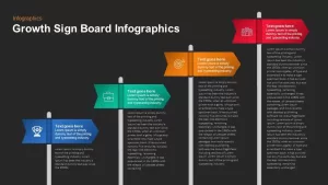 Growth Signboard Infographics Keynote Powerpoint