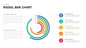 Radial bar chart PowerPoint templates