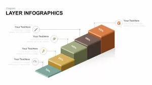 3D Layer Diagram Free PowerPoint Template And Keynote