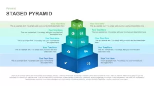 Staged Pyramid PowerPoint Template & Keynote Slide