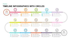 Animated Infographic Circular Timeline PowerPoint Template