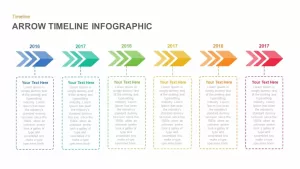 Arrow Timeline PowerPoint Template and Keynote