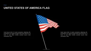 United States of America Flag PowerPoint Template