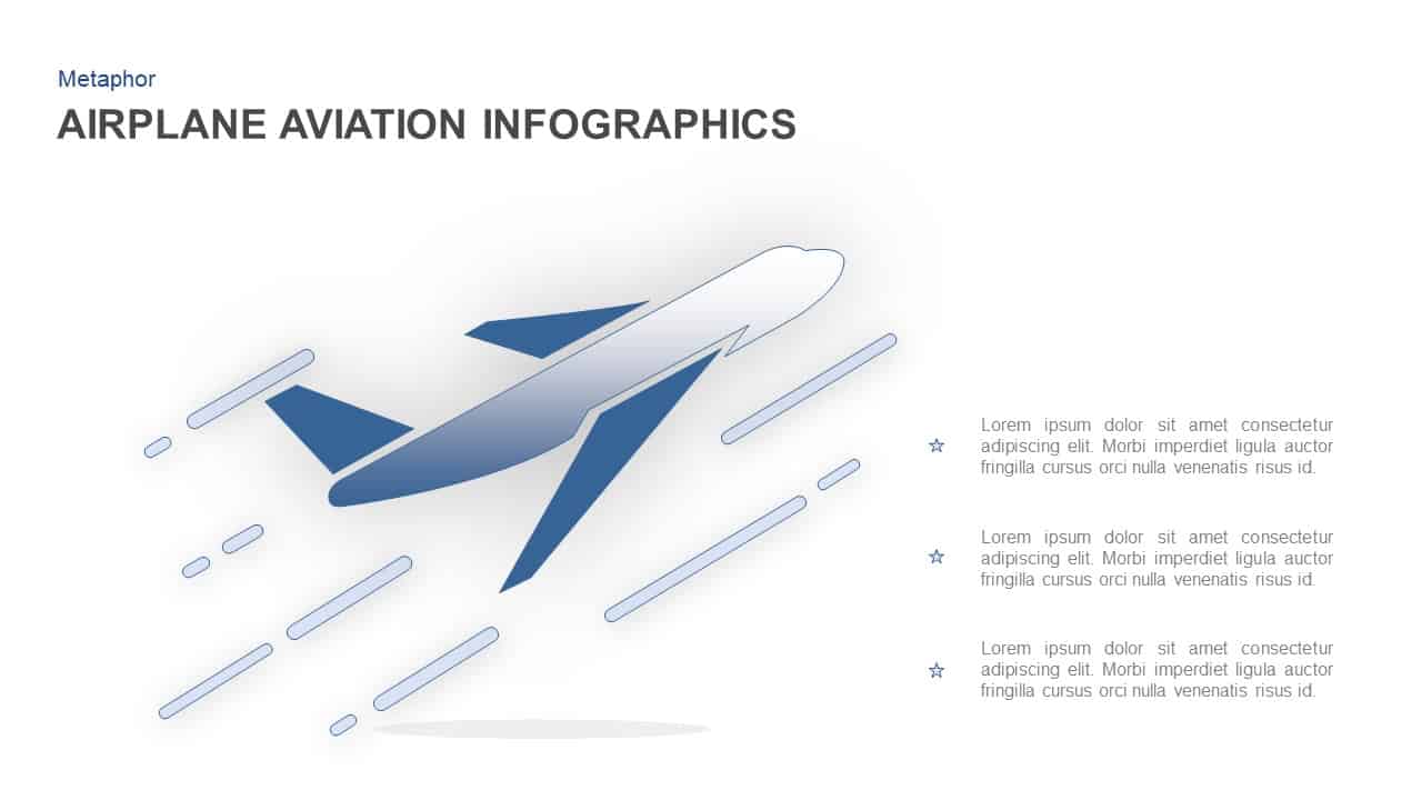 Airplane Infographics Aviation PowerPoint Template