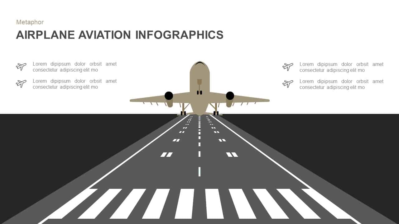 Airplane Infographics Aviation PowerPoint Template