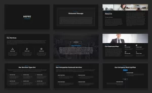 INSPIRE - Pitch Deck Multipurpose PowerPoint Template