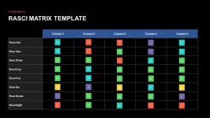 RASCI Matrix Template for PowerPoint