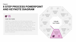 8 Step Process PowerPoint Diagram