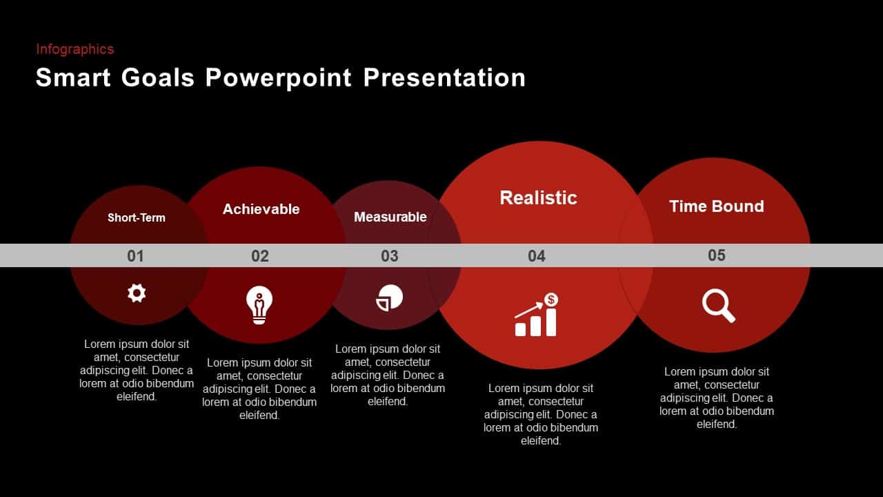 smart goals powerpoint template and keynote