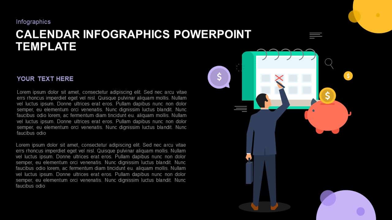 Calendar PowerPoint Template and Keynote