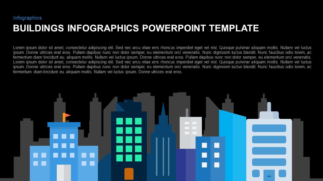 Infographic building template for PowerPoint and Keynote