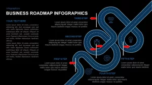 business roadmap template for PowerPoint and keynote