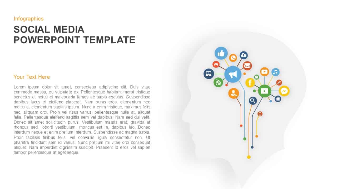 Social media PowerPoint template