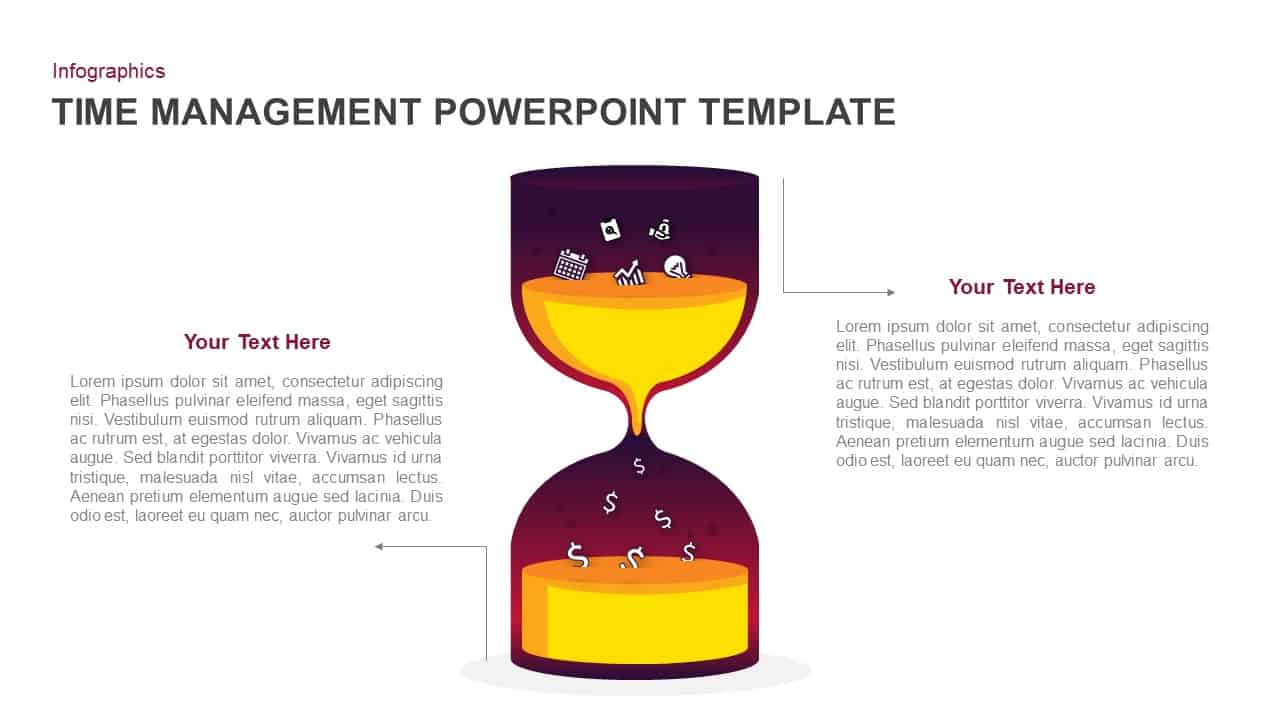 Time management PowerPoint template and keynote