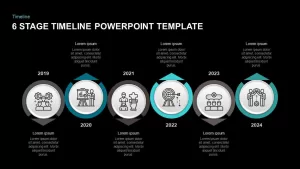 6 Step Timeline Template for PowerPoint & Keynote