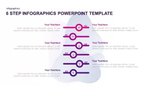 6 Step Infographic Template for PowerPoint & Keynote