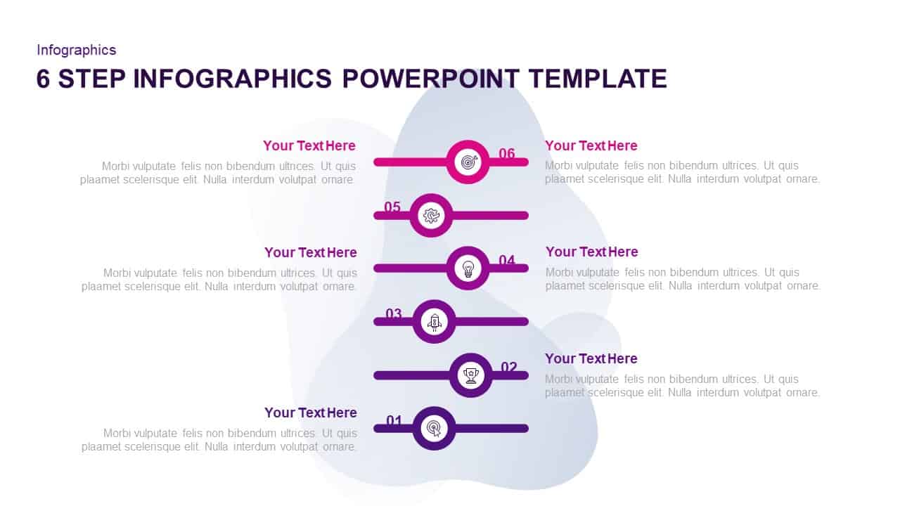 6 Step Infographic Template for PowerPoint