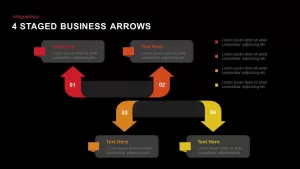 Arrows PowerPoint Template for Business Presentation