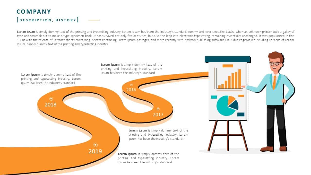 Employee Handbook PowerPoint Template Slide 3 Company History