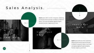 Business Presentation PowerPoint Template Sales Analysis