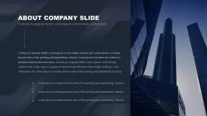 Free Corporate PowerPoint Template Design About Company